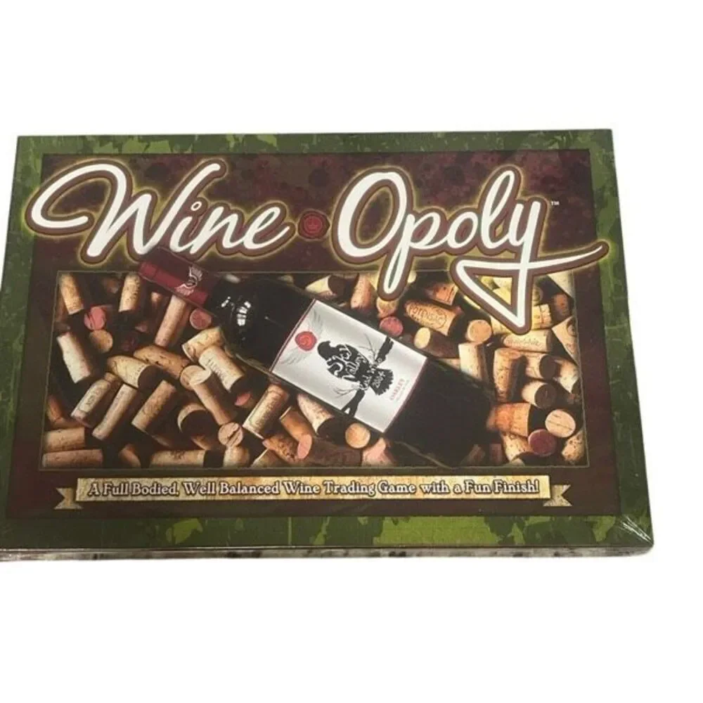 Brand New Wine-Opoly Board Game Monopoly Wine Trading Sealed